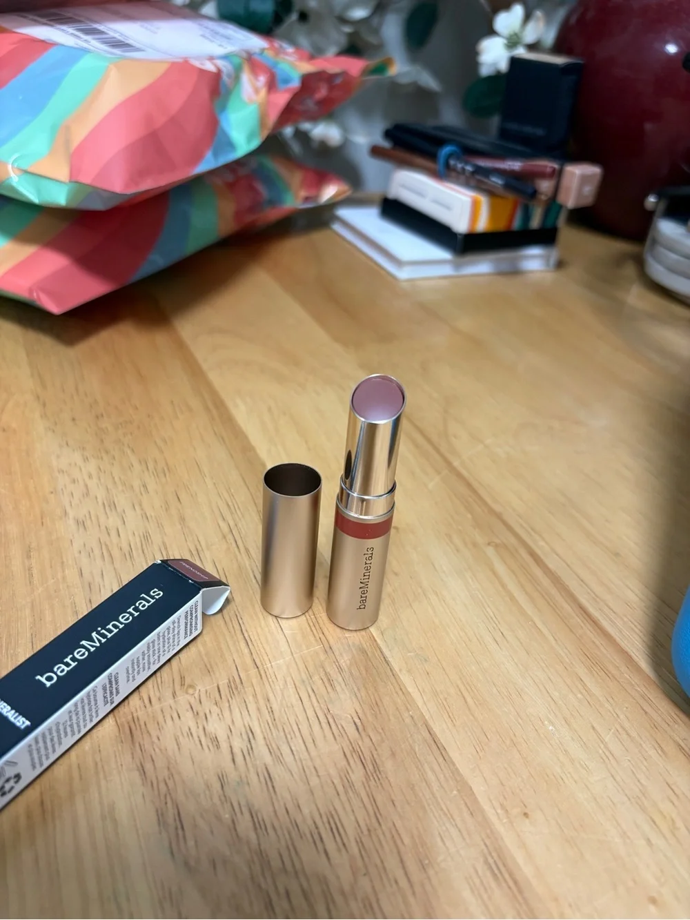 bareMinerals Mineralist Dewy Lip Gloss Balm In FRIENDSHIP,Full Sz 0.1oz,BNIB,New